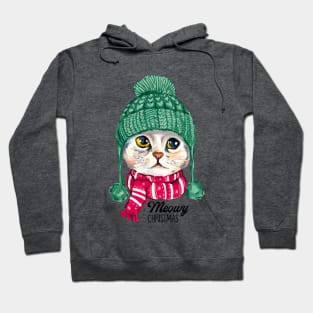 Meowy Christmas Jingle Cat Hoodie